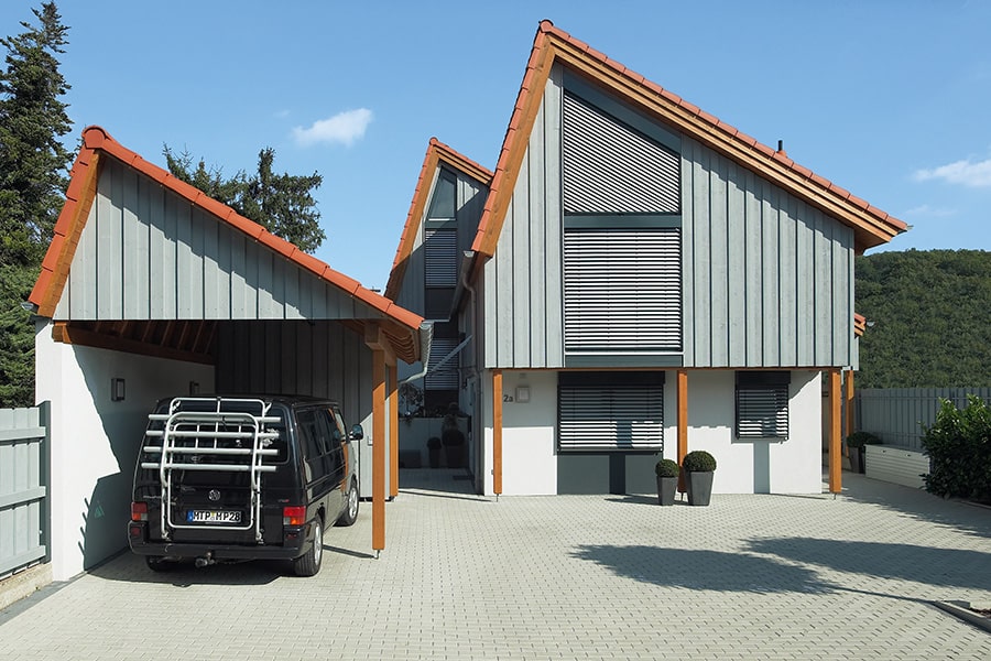 Rollladen in Bruchsal an einem modernen Einfamilienhaus